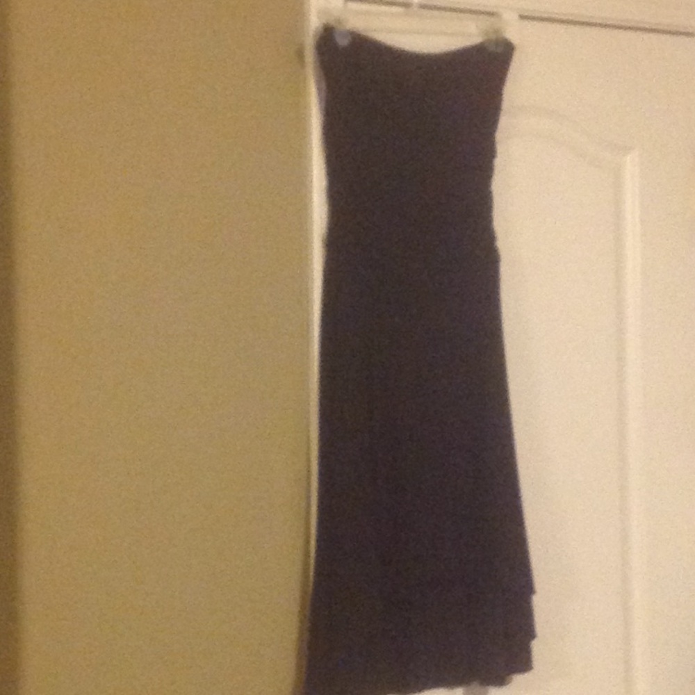 Charlotte Russe Black Strapless Dress